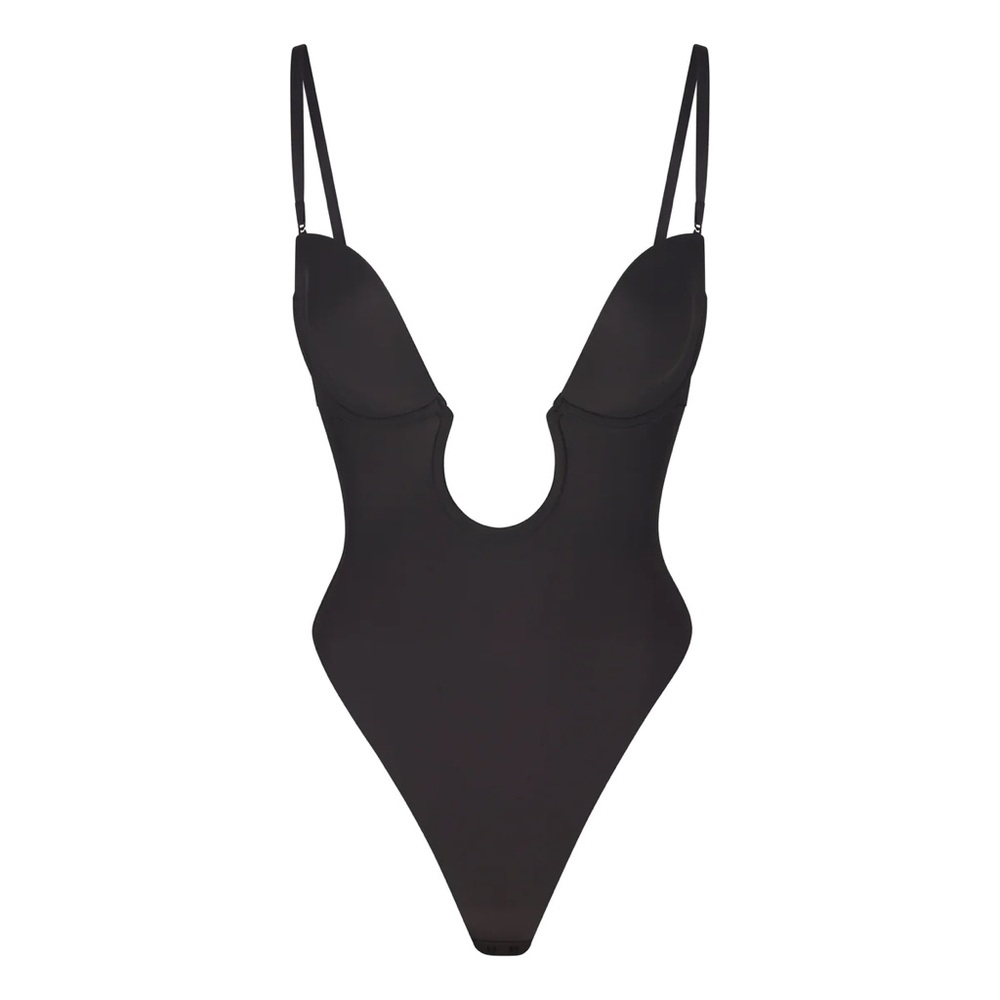 Skims deep plunge shape wear body suit (NWT)